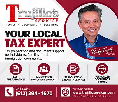 Trujillo’s Service Minneapolis tax expert Rudy Trujillo offering tax preparation, immigration document support, translations and notary services.